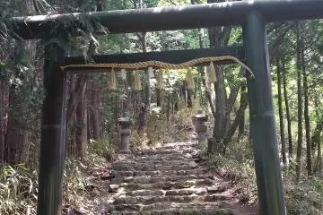 The entrance to Chihaya Shrine