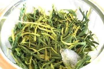 Here they can extract the tea from the leaf using ice!