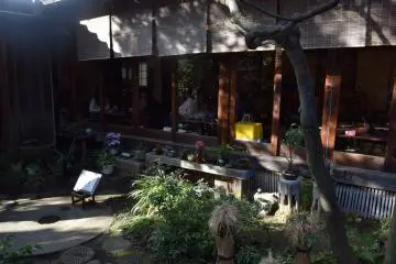 Sit by the window, and you can admire the gardens
