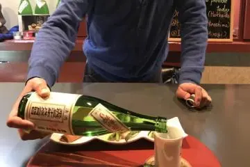Warm up with sake at Bar Ikioi