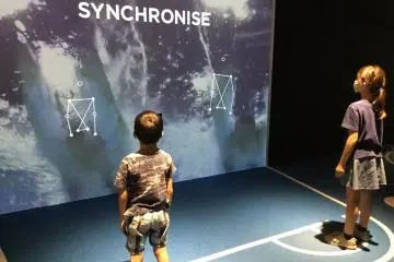 Try out the movements required for some Olympic sports