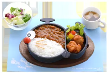 Food on offer at the museum cafe