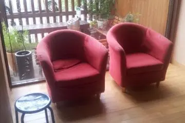 The waiting area