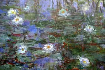 Blue Water Lilies is just one of the pieces on display at Musée d'Orsay in Paris, France