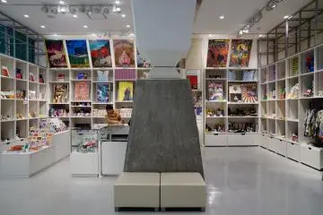 Yokoo Tadanori's pieces at the museum gift shop