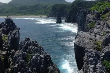 You can walk out amongst the rocks