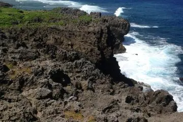 The cape looks out to two bodies of water: the South China Sea and the Pacific Ocean