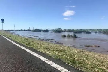 Edo River cresting after the October 2019 typhoon