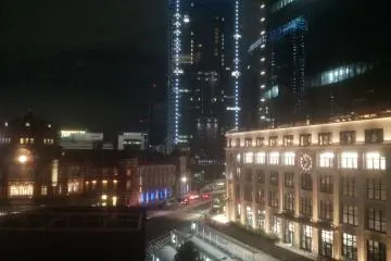 도쿄역 주변 야경