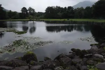 The scenery from the museum grounds