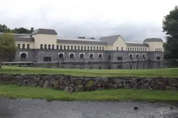 This castle has two moats!