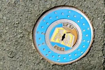 And, like all Japanese cities, the manhole covers are specific to the local specialty.