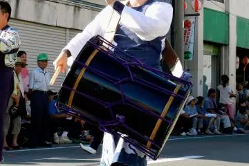 There were plenty of musicians to play along with the parade music.