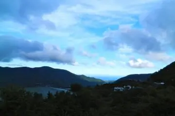 Evening view across the valley.