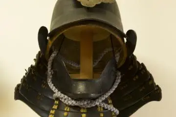 Helmets were also on display. I wonder if any had seen battle? (Photo: Jason Carter)