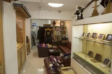 Sword Hataya in Shinjuku was a little small but with some many relics of the past you'll soon find yourself lost in the past (Photo: Jason Carter)