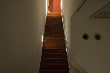 The stairway down into the gallery was incredible.