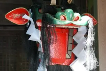 A bull demon mask at Uwajima City's Ware Shrine (Photo: <a href="https://www.flickr.com/photos/65847118@N06/6453927973/in/photolist-aQj4We-fgZRb3-aQj1Vi-Gk8dSA-GGYr8j-aQiZtB-fgKf2n-7XbXc6-fh11X7-smYogm-7XbWLP-sn77xc-7XbWHT-T1Fjub-fgKg5X-4mJjWo-7XbWNi-4mJm1s-fgKfjn-9794Dx-sn7a5r-4mEghz-4mJkWE-4mEhxB-7Xfb4L-7XfaW3-rGKGNa-4mJm9h-4mJkDQ-4mJmes-4mEgpg-7XbWUx-sDo1Qq-4mEgez-7Xfb73-4mJkcw-7XbWWt-4mJk1W-aQiPEn-4mEhde-4mJkNQ-4mEgHK-4mJjEE-aQiFeB-4mJk99-4mJk5q-4mEgm2-4C83Cy-GDkZyt-aQj79r" target="_blank" rel="noreferrer noopener nofollow">Maarten Heerlien </a> / <a href="https://creativecommons.org/licenses/by/2.0/" target="_blank" rel="noreferrer noopener nofollow">CC BY 2.0</a>)