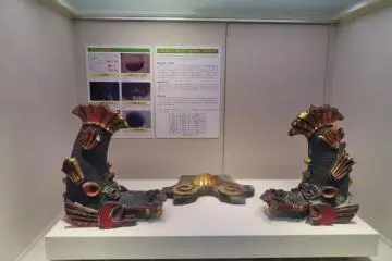 Hiroshima Castle exhibits from original castle