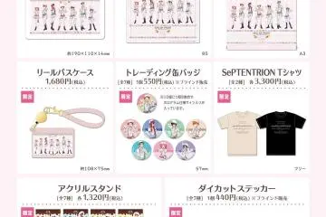 Some of the merchandise options