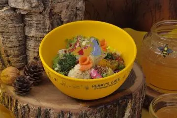 One of the salad dishes on offer
