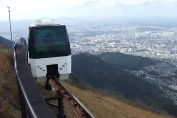 Slope car that circles around the top of the mountain.