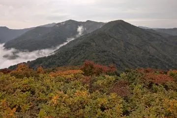Mt Washigamori seen from Geto ski area