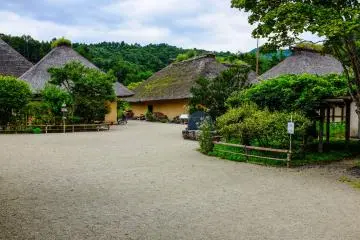 The park is quite large and houses numerous buildings which paint a picture of Tono's past