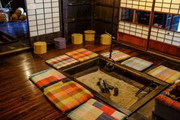 Inside the buildings you can take a glimpse of how Tono families lived behind closed doors