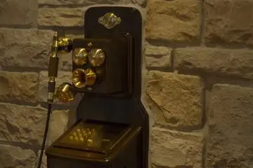 This old phone in the lobby was extremely intriguing at Higashiyama-so Ryokan Kiyomizu