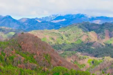 View from Mt Yasaburo-dake