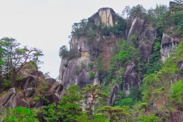Kakuenpo highest cliff at Shosenkyo Gorge 