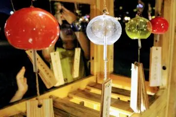 Perhaps, their most famous event is the wind chimes in summer.