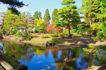 Oyakuen Garden pond