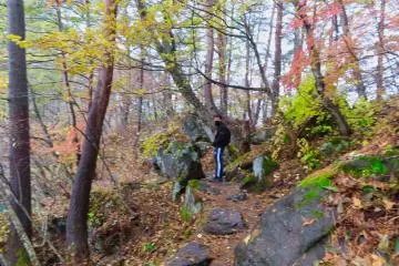 Some parts of the trail are very rocky
