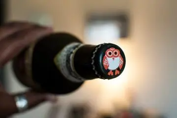 The distinctive owl logo