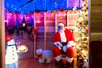 For anyone in Japan right now, Santa Claus will be Moose Family Camp Resort until December 26th.