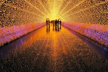 Whilst typically not Christmas themed, illumination events like the Nabana no Sato event add some light and joy to the season