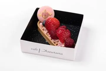Berry and macaron tart!