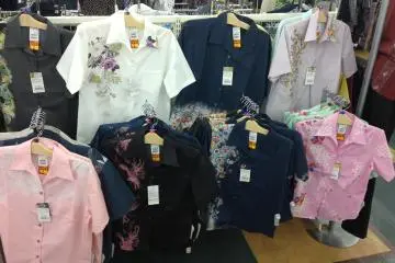 <p>Kariyushi Wear also comes in ladies styles</p>