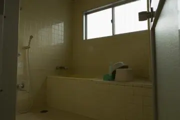 The ensuite bathroom is available with some rooms