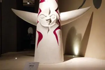 A replica of the Tower of the Sun in Osaka