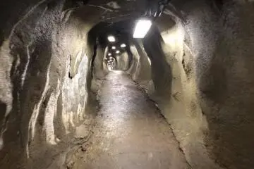 The cool & sheltered Ryusendo Cave