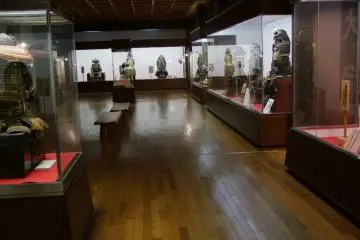 The castle museum exhibits items of cultural and historical importance