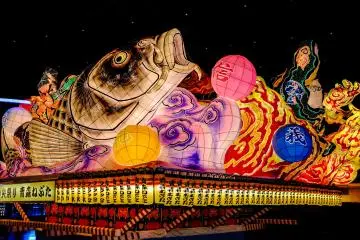 The Nebuta Floats really need to be seen to be believed. The incredible colour, intricacy and sheer size of the floats is mind-blowing