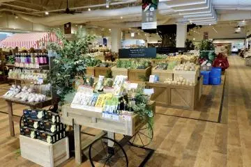 The main shopping area