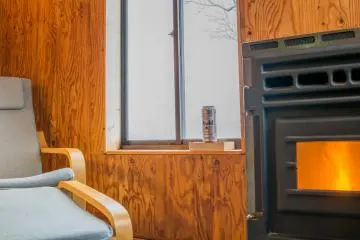 Upstairs relaxation area