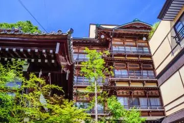 There are plenty of ryokans in town for those who want to stay