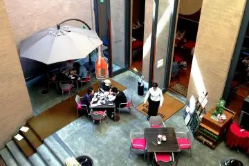 Cafe Cube at Hosomi Museum Okazaki