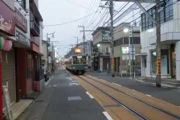 The Enoden Line as a tramway